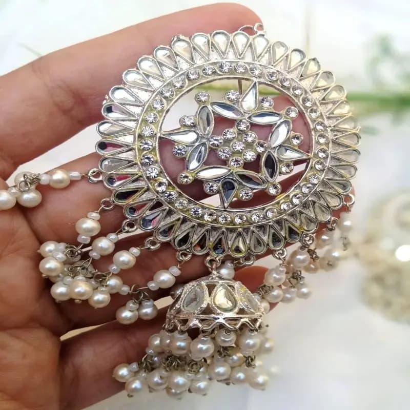 Sheesha Kundan Earrings
