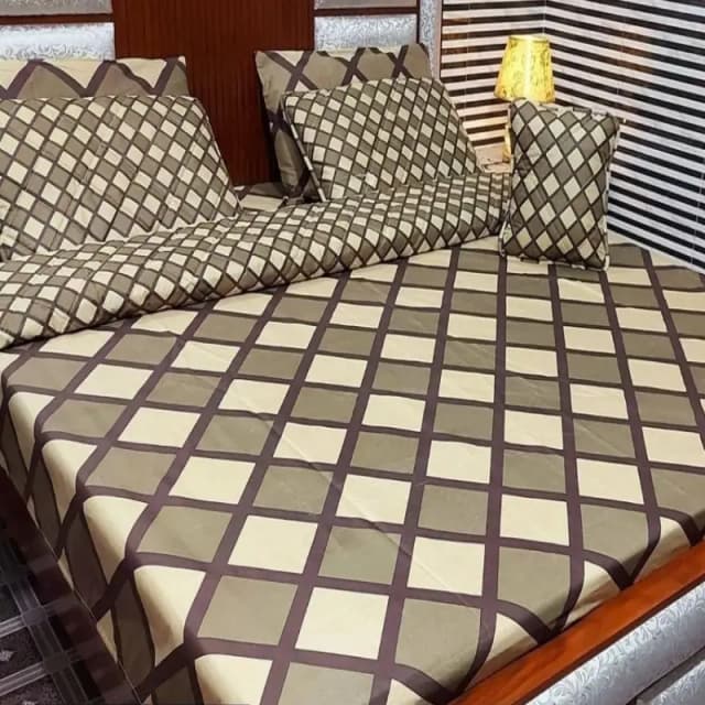 7 Pcs Digital Printed Comforter Set